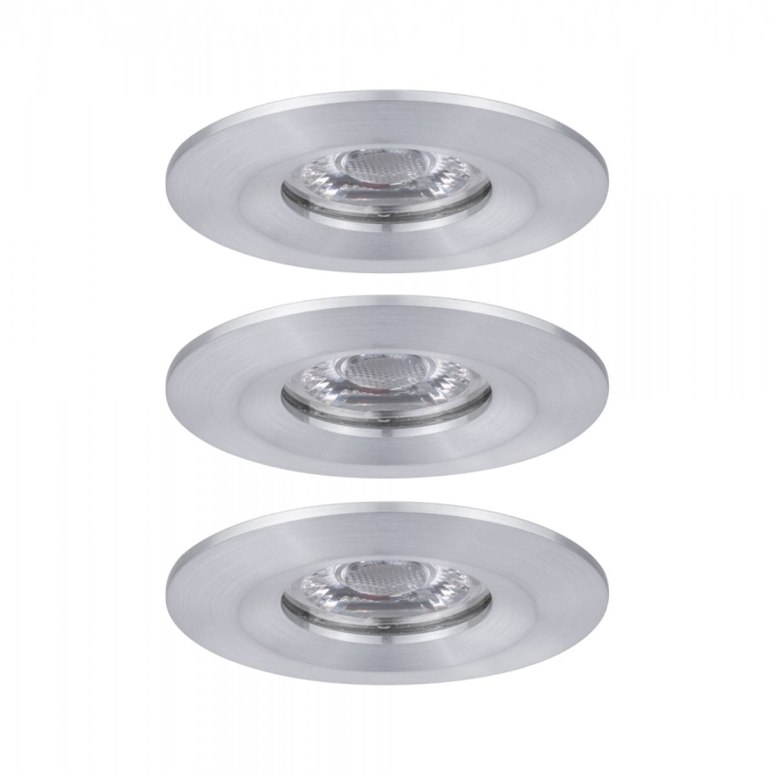Paulmann 94305 - CONJUNTO 3xLED/4W IP44 Iluminação de encastrar para casa de banho NOVA 230V