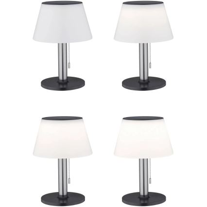 Paulmann 94309 - LED/0,8W IP44 Candeeiro solar com regulação LILLESOL 3,7V