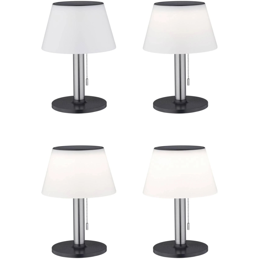 Paulmann 94309 - LED/0,8W IP44 Candeeiro solar com regulação LILLESOL 3,7V