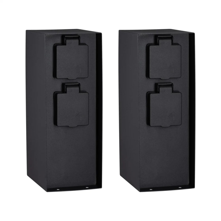 Paulmann 94313 - Coluna exterior com tomada RIO 4Z SCHUKO 230V IP44