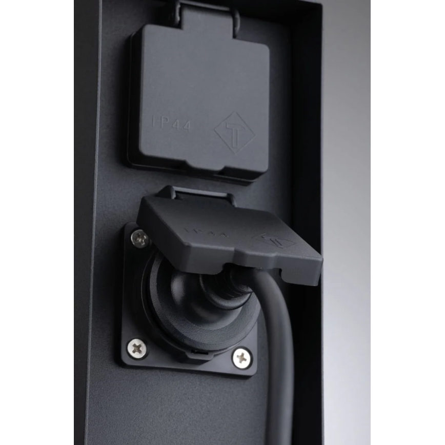Paulmann 94313 - Coluna exterior com tomada RIO 4Z SCHUKO 230V IP44