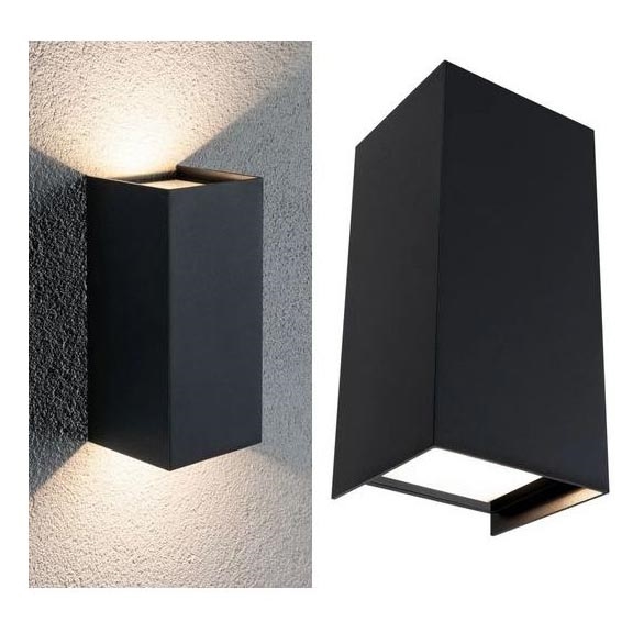 Paulmann 94325 - 2xLED/6,5W IP44 Iluminação de parede exterior FLAME 230V