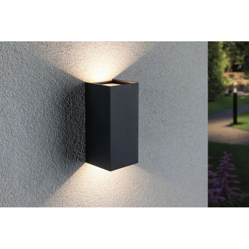 Paulmann 94325 - 2xLED/6,5W IP44 Iluminação de parede exterior FLAME 230V