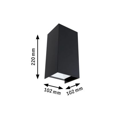 Paulmann 94325 - 2xLED/6,5W IP44 Iluminação de parede exterior FLAME 230V