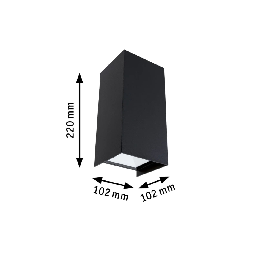 Paulmann 94325 - 2xLED/6,5W IP44 Iluminação de parede exterior FLAME 230V