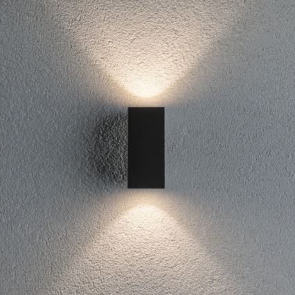 Paulmann 94328 - 2xLED/2,8W IP44 Iluminação de parede exterior FLAME 230V antracite