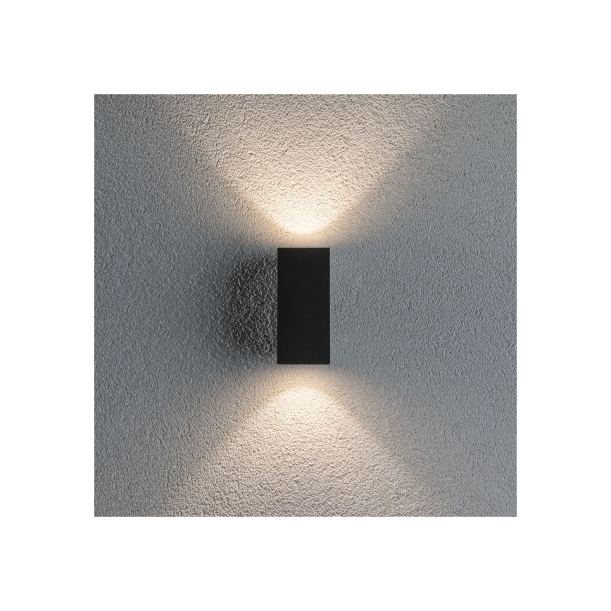 Paulmann 94328 - 2xLED/2,8W IP44 Iluminação de parede exterior FLAME 230V antracite