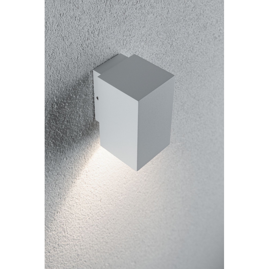 Paulmann 94329 - LED/3,8W IP44 Iluminação de parede exterior FLAME 230V branca