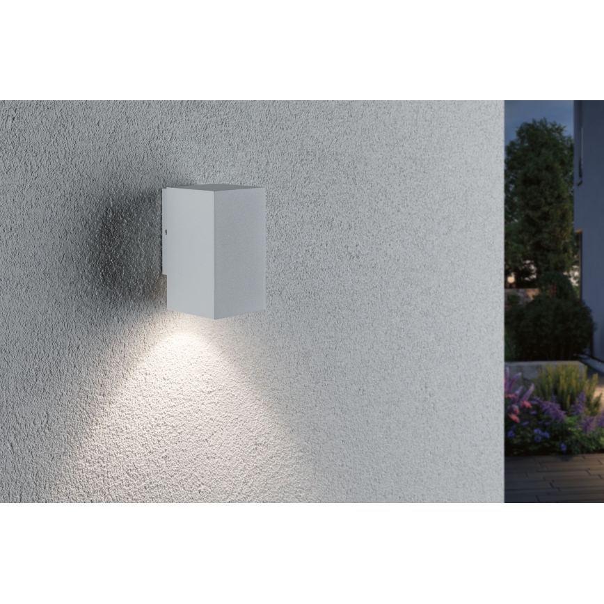 Paulmann 94329 - LED/3,8W IP44 Iluminação de parede exterior FLAME 230V branca