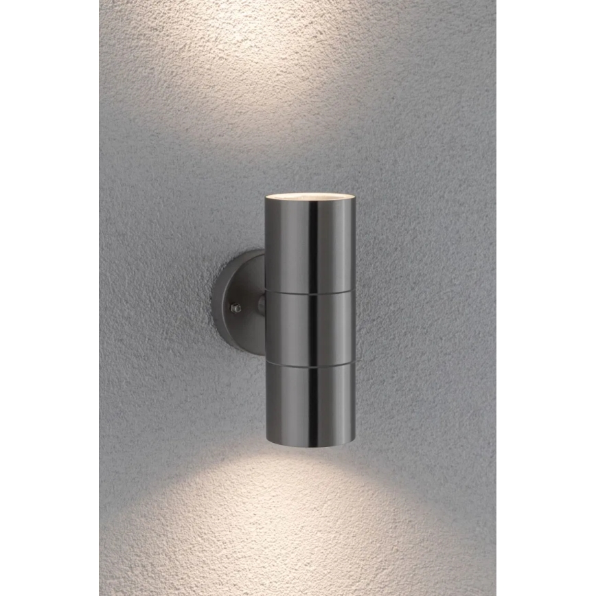 Paulmann 94331 - 2xGU10/10W IP44 Iluminação de parede exterior FLAME 230V