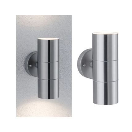 Paulmann 94331 - 2xGU10/10W IP44 Iluminação de parede exterior FLAME 230V