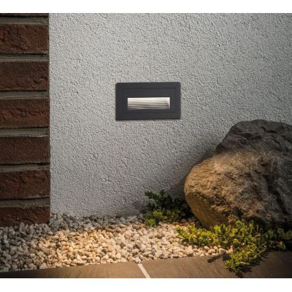 Paulmann 94383 - LED/4W IP44 Iluminação incorporada exterior LONG 230V