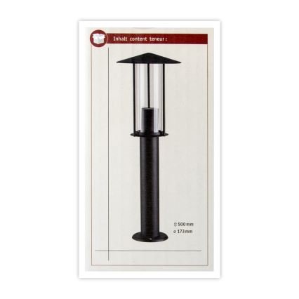 Paulmann 94397 - 1xE27/60W IP44 Candeeiro exterior CLASSIC 230V