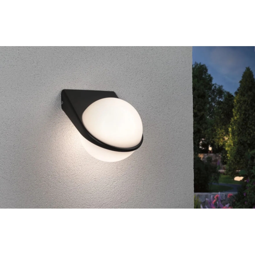 Paulmann 94401 - LED/10W IP44 Iluminação de parede exterior ESFERA 230V