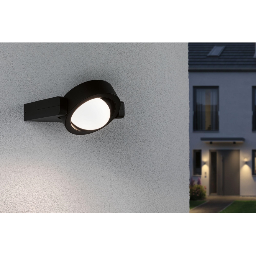 Paulmann 94406 - LED/8W IP44 Iluminação de parede exterior SWIVEA 230V