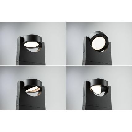 Paulmann 94407 - LED/8W IP44 Candeeiro exterior SWIVEA 230V