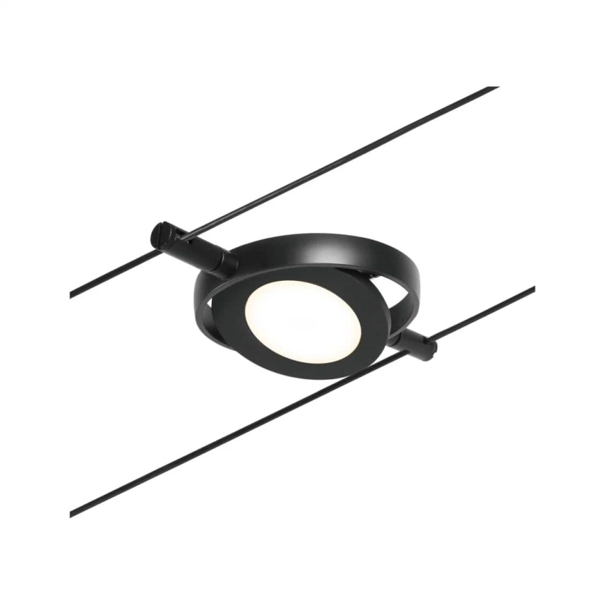 Paulmann 94418 - CONJUNTO 5xLED/4,5W Foco para um sistema de cordas ROUNDMAC 230V preto