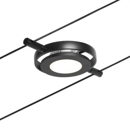 Paulmann 94418 - CONJUNTO 5xLED/4,5W Foco para um sistema de cordas ROUNDMAC 230V preto