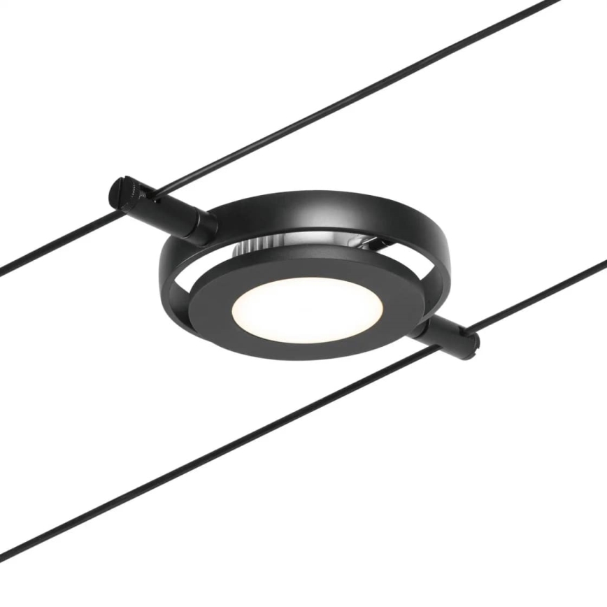 Paulmann 94418 - CONJUNTO 5xLED/4,5W Foco para um sistema de cordas ROUNDMAC 230V preto