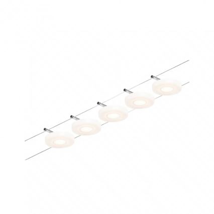Paulmann 94426 - CONJUNTO 5xLED/4,5W Focos para um sistema de cordas MAC 230V