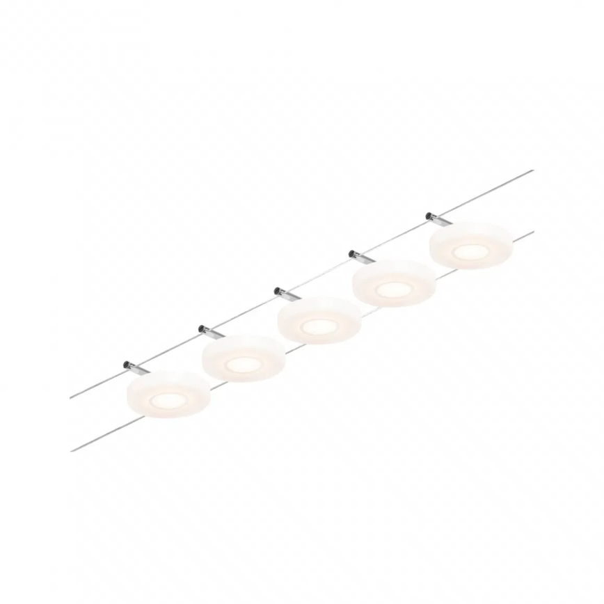Paulmann 94426 - CONJUNTO 5xLED/4,5W Focos para um sistema de cordas MAC 230V