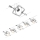 Paulmann 94430 - CONJUNTO 5xGU5,3/10W Foco para sistema de carril MAC 230V cromado mate