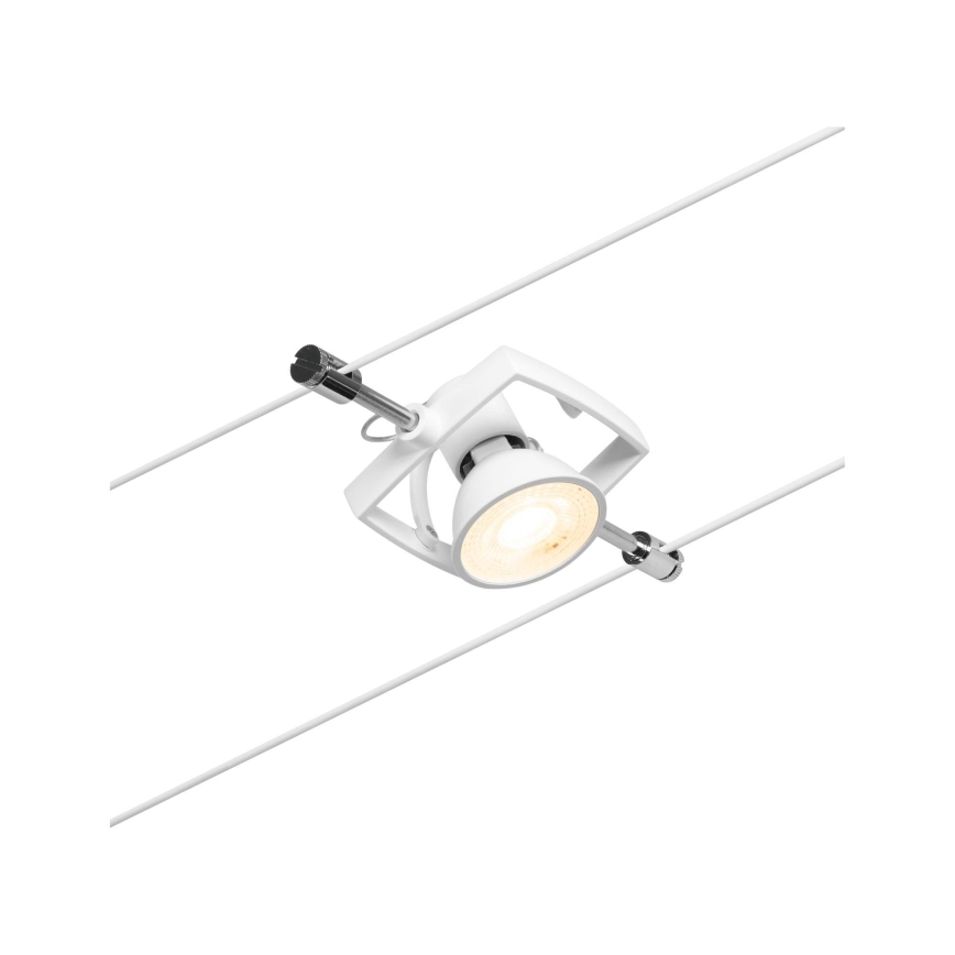 Paulmann 94432 - CONJUNTO 5xGU5,3/10W Foco para sistema de carril MAC 230V branco