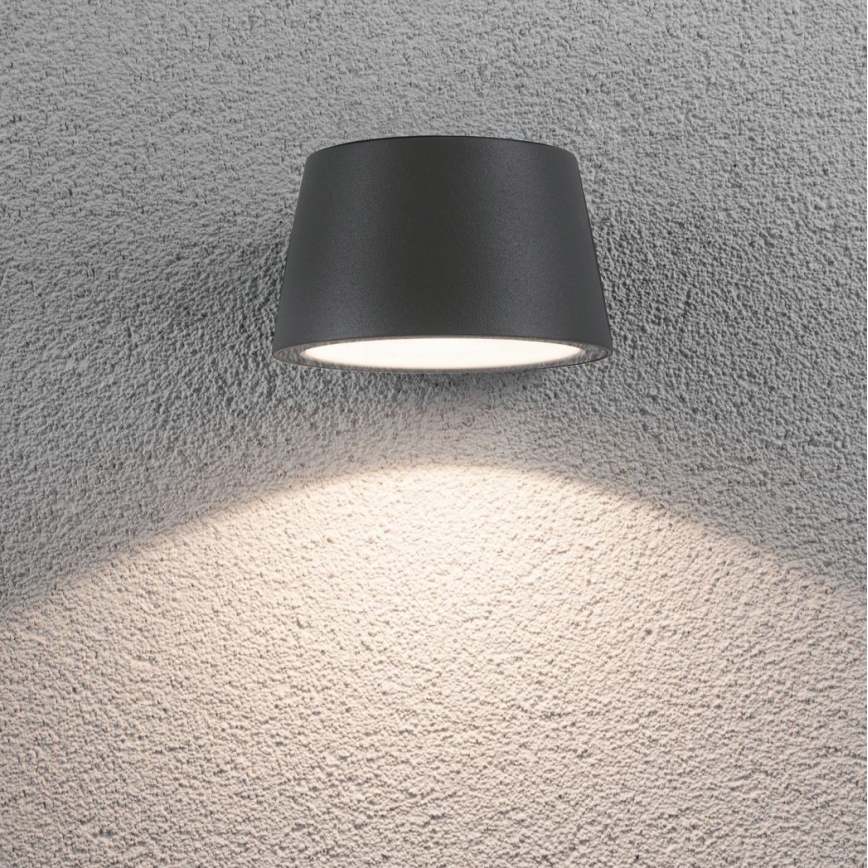 Paulmann 94452 - LED/6W IP44 Iluminação de parede exterior CAPEA 230V