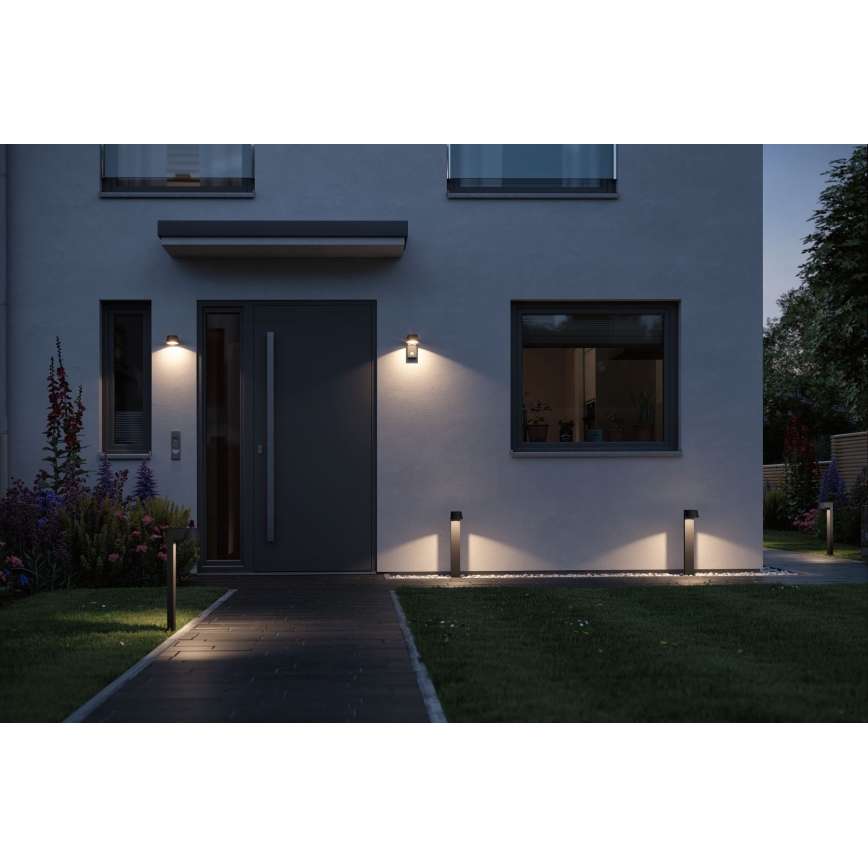Paulmann 94452 - LED/6W IP44 Iluminação de parede exterior CAPEA 230V