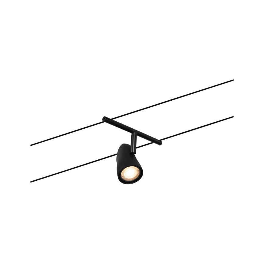 Paulmann 94469 - CONJUNTO 5xGU5,3/10W Foco para sistema de carril CUP 230V preto