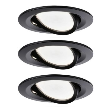Paulmann 94471 - CONJUNTO 3xLED/6W IP23 Iluminação embutida de casa de banho NOVA 230V