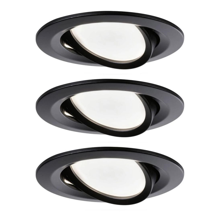 Paulmann 94471 - CONJUNTO 3xLED/6W IP23 Iluminação embutida de casa de banho NOVA 230V