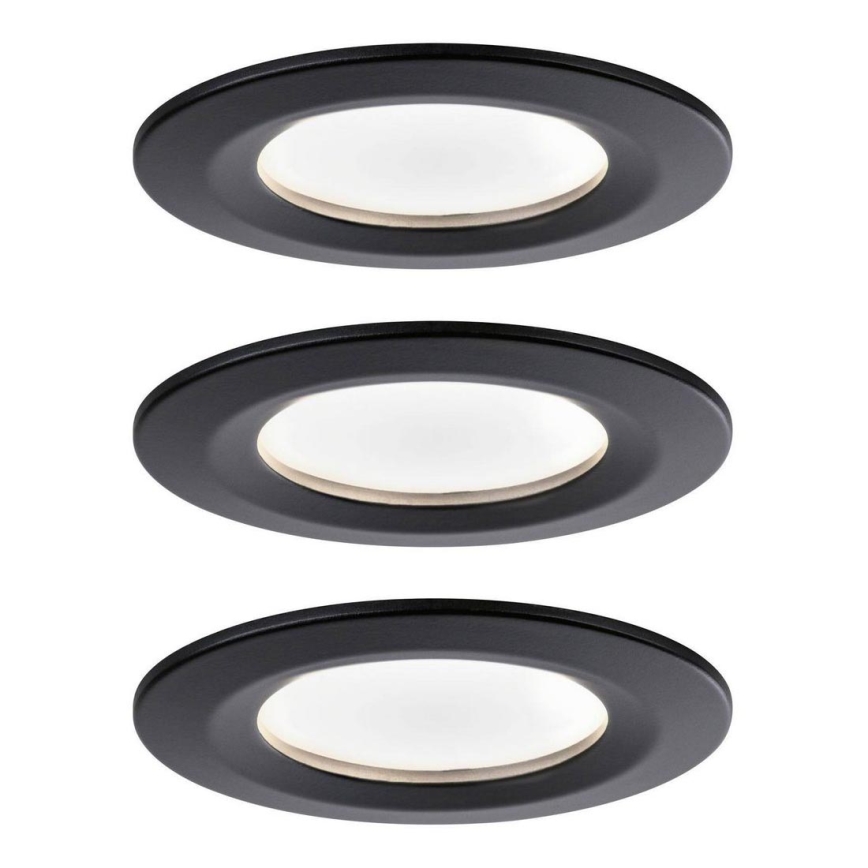 Paulmann 94473 - CONJUNTO 3xLED/6W IP44 Iluminação embutida de casa de banho NOVA 230V