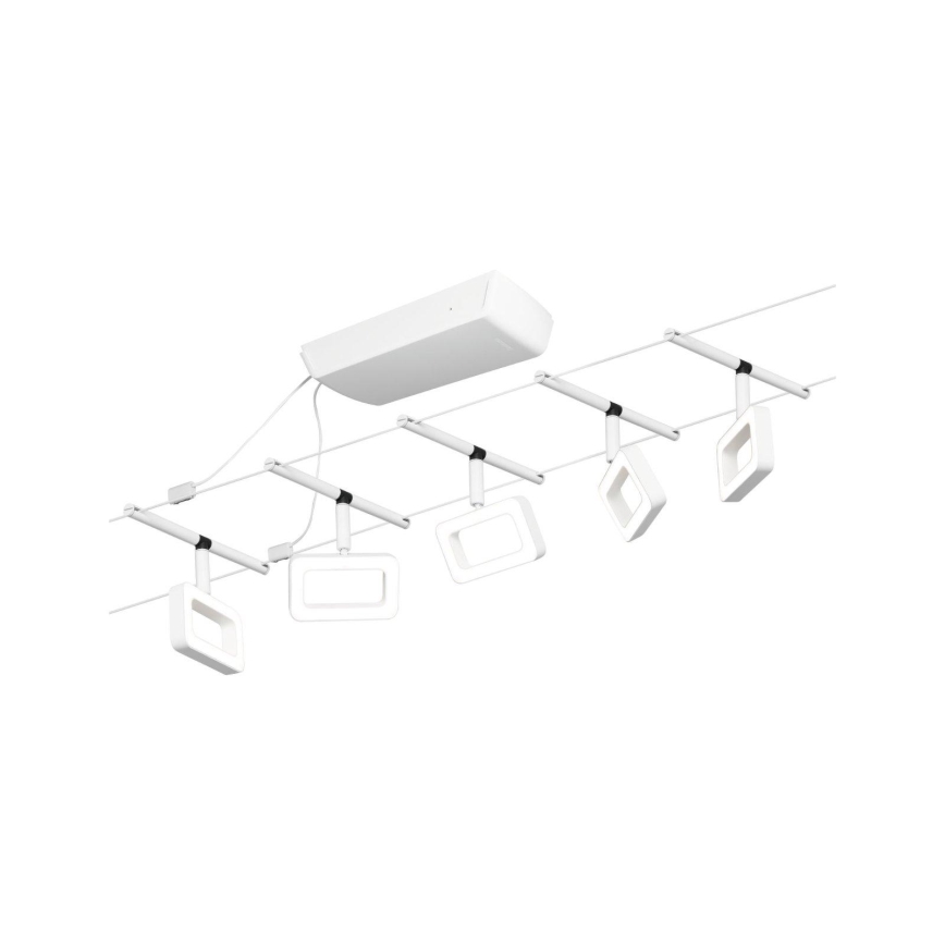 Paulmann 94483 - CONJUNTO 5xLED/4,8W Foco para sistema de carril FRAME 230V branco
