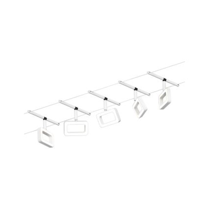 Paulmann 94483 - CONJUNTO 5xLED/4,8W Foco para sistema de carril FRAME 230V branco