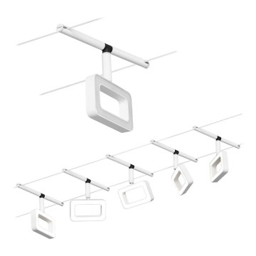 Paulmann 94483 - CONJUNTO 5xLED/4,8W Foco para sistema de carril FRAME 230V branco