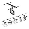 Paulmann 94485 - CONJUNTO 5xLED/4,8W Foco para sistema de carril FRAME 230V preto