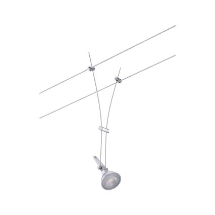 Paulmann 94487 - 1xGU5,3/50W Foco para sistema de carril COMET 230V cromado mate