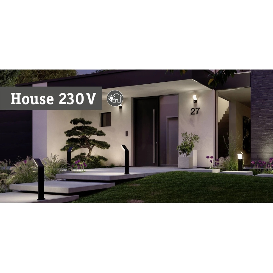 Paulmann 94502 - LED/6,8W IP65 Candeeiro exterior CONCREA 230V