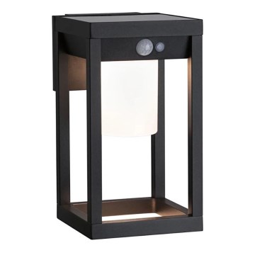 Paulmann 94572 -LED/5,5W IP44 Candeeiro de parede solar com sensor MARISOL 3,7V