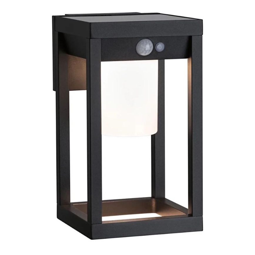 Paulmann 94572 -LED/5,5W IP44 Candeeiro de parede solar com sensor MARISOL 3,7V