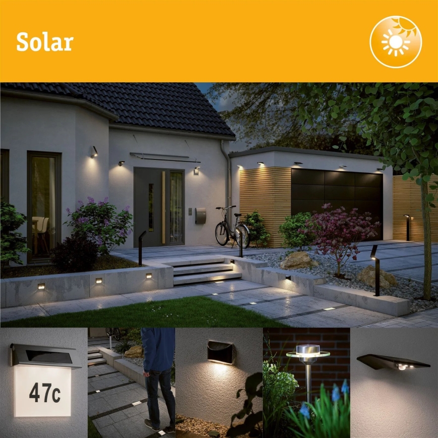 Paulmann 94578 - LED/0,1W IP67 Iluminação solar embutida DOMENIC 230V