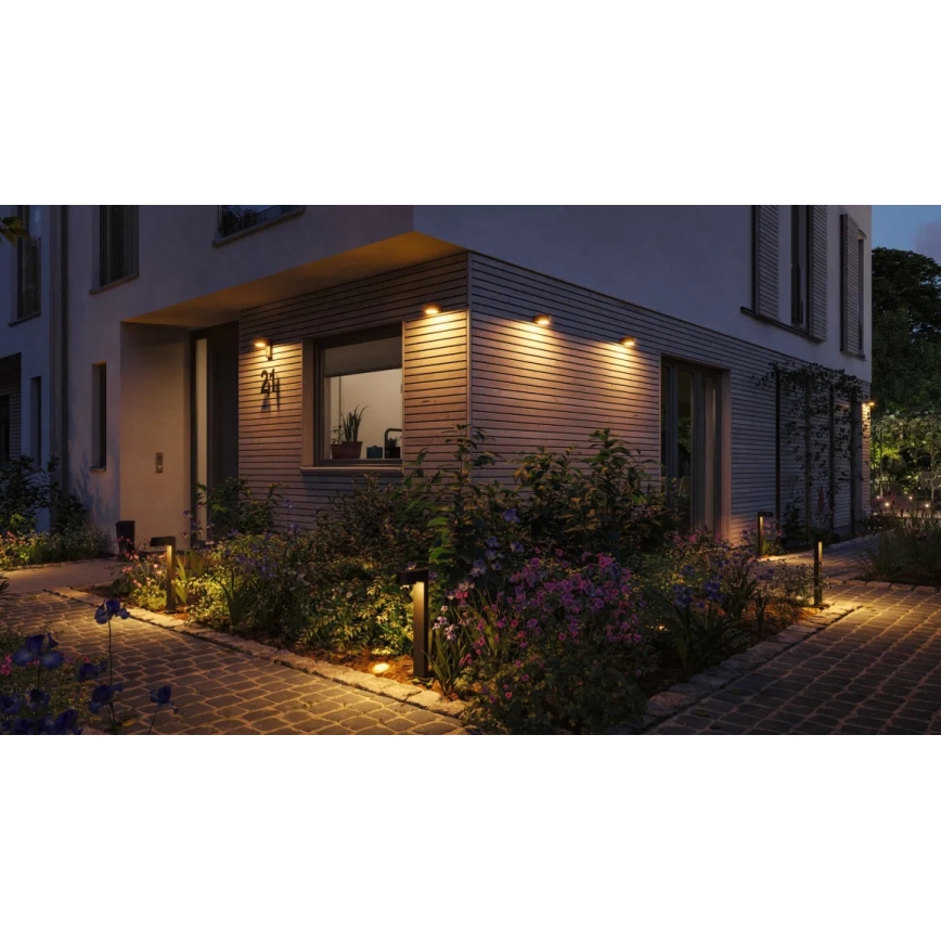 Paulmann 94713 - LED/6W IP44 Iluminação de parede exterior CAPERA 230V