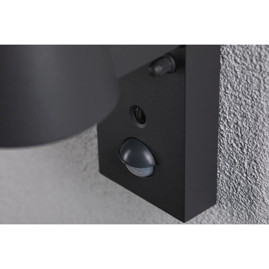 Paulmann 94714 - LED/6W IP44 Iluminação de parede exterior com sensor CAPERA 230V 2200/3000K