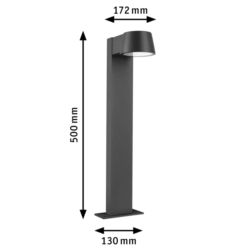 Paulmann 94715 - LED/6W IP44 Candeeiro exterior CAPERA 230V