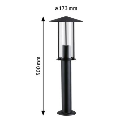 Paulmann 94737 - LED 1xE27/4,3W IP44 Candeeiro exterior CLASSIC 230V