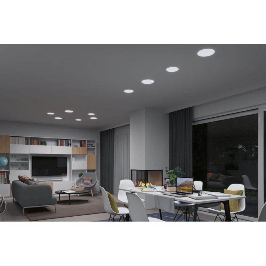 Paulmann 95386 - LED/15W IP44 Iluminação de casa de banho com regulação SMART VELUNA 230V