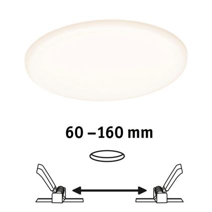 Paulmann 95386 - LED/15W IP44 Iluminação de casa de banho com regulação SMART VELUNA 230V