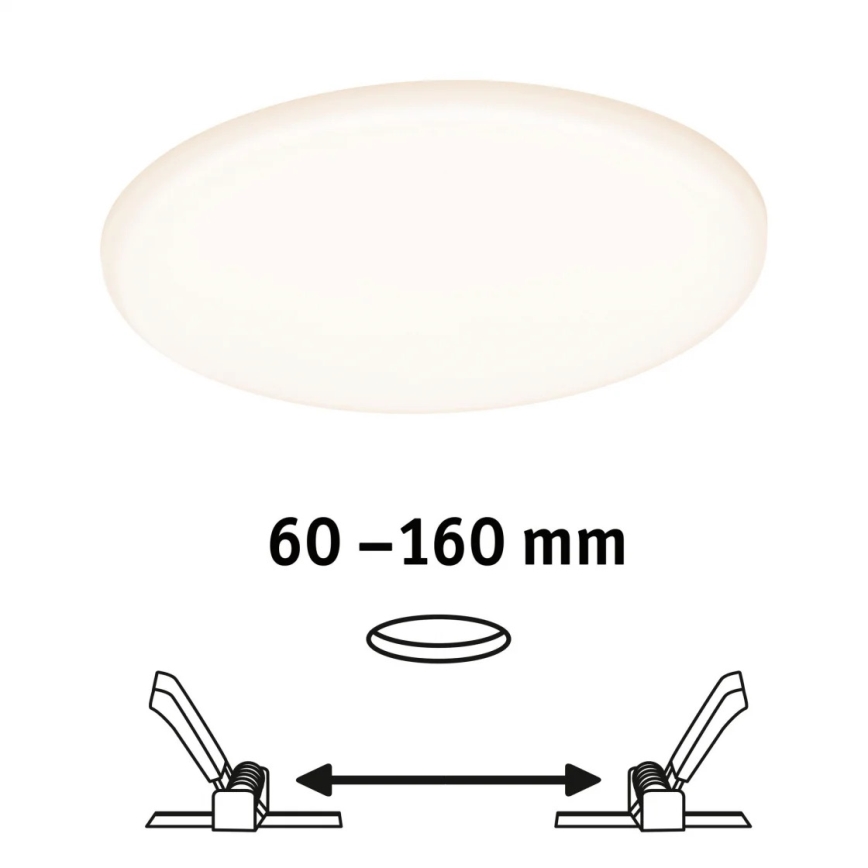 Paulmann 95386 - LED/15W IP44 Iluminação de casa de banho com regulação SMART VELUNA 230V