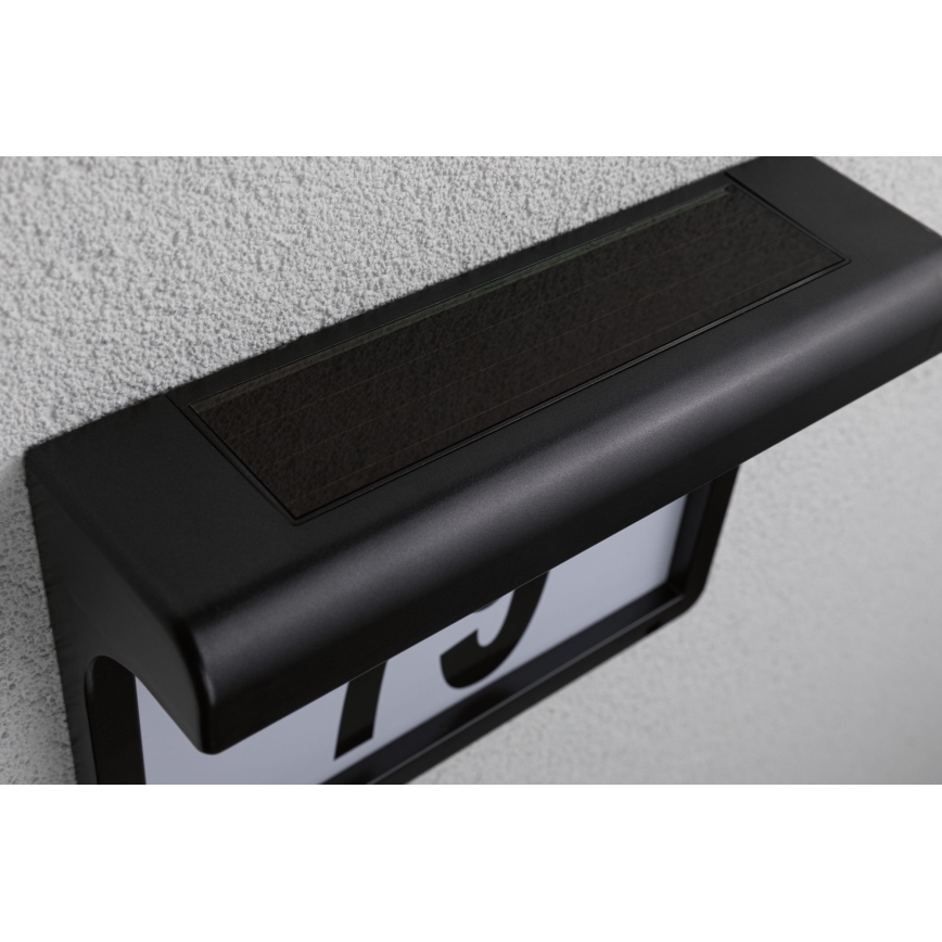 Paulmann 95388 - LED/0,05W IP44 Número de casa solar com sensor DAYTON 4,8V
